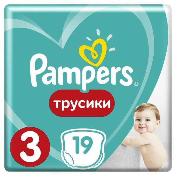 Подгузники-трусики Pampers Pants р-р 3 (6-11кг) N 19