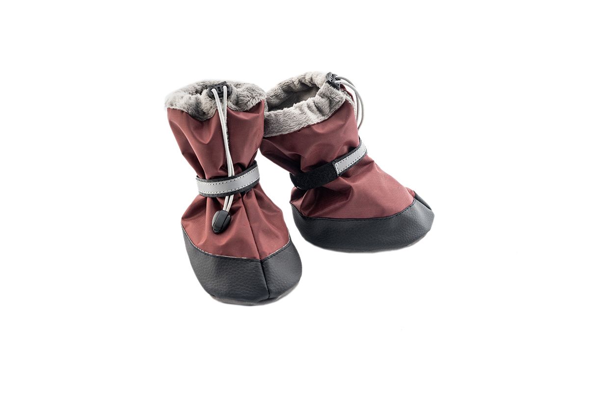 Обувь утепленная для собак фиолетовая Дарэлл пара на меху р.xl 12х8.5х15hсм №6
