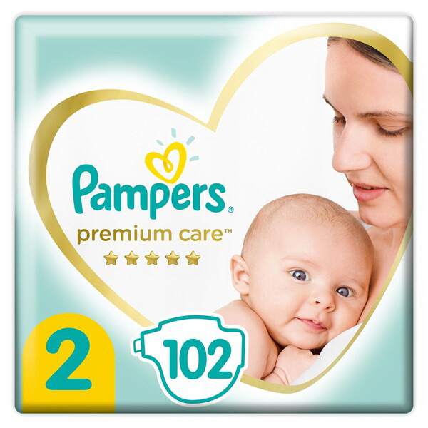 Подгузники Pampers Premium Care (размер 2) 4-8кг N 102