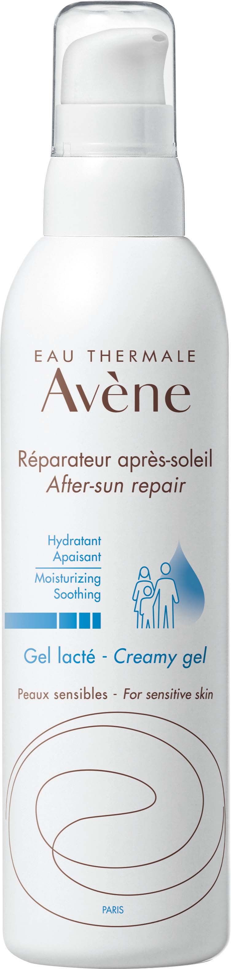 Avene крем-гель против солнца 200мл восстанавливающий