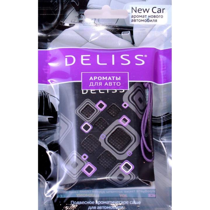 Deliss подвесное ароматическое саше для автомобиля аромат нового автомобиля 7,8г