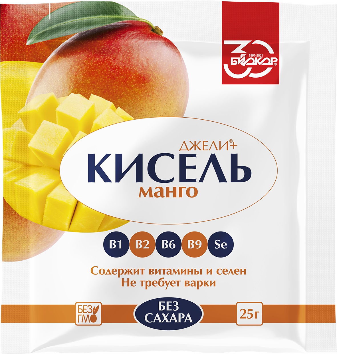 КИСЕЛЬ ДЖЕЛИ ПЛЮС МАНГО 25Г. ПАК.