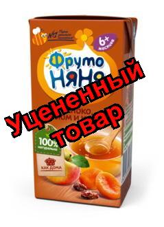 Фрутоняня Компот яблоко/изюм/курага 200мл