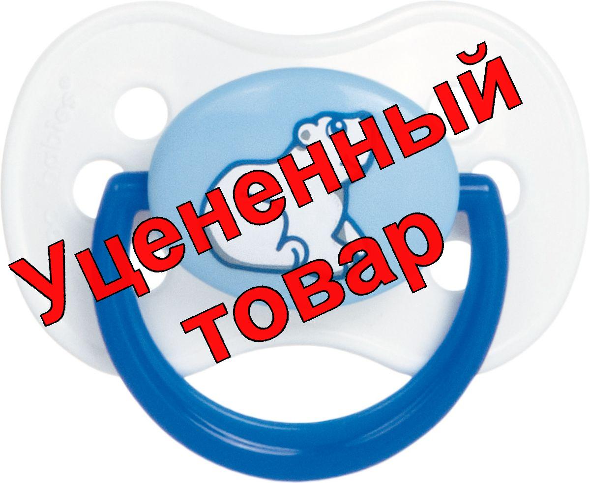 Canpol babies соска-пустышка латексная круглая Animals 0-6мес