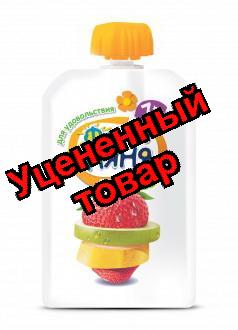 ФрутоНяня детский десерт клубника/банан/яблоко 90 г