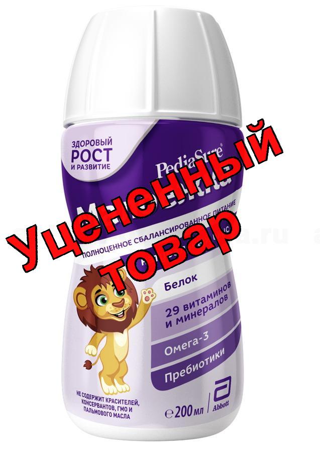 ПедиаШур Малоежка натуральный смесь для энтерального питания 200мл с 1года