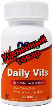 NOW Daily Vits дейли витс таб п/об 1252мг N 100