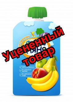ФрутоНяня пюре салатик из фруктов мягкая упаковка 90 г
