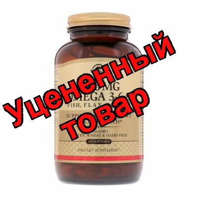 Солгар Комплекс жирных кислот 1300 Омега 3-6-9 капс N 120