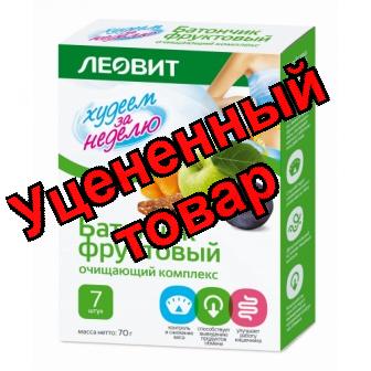 Худеем за неделю батончик фруктово-очищающий N 7