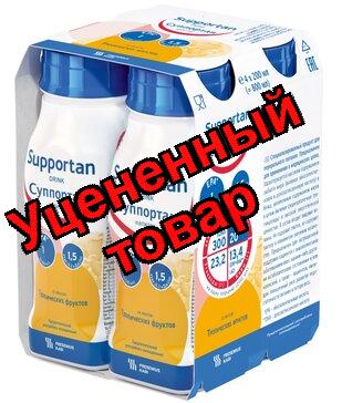 Суппортан напиток тропические фрукты бут 200мл N 4