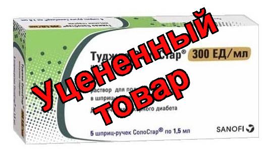 Туджео СолоСтар 300Ед/мл 1,5мл шприц ручка N 5