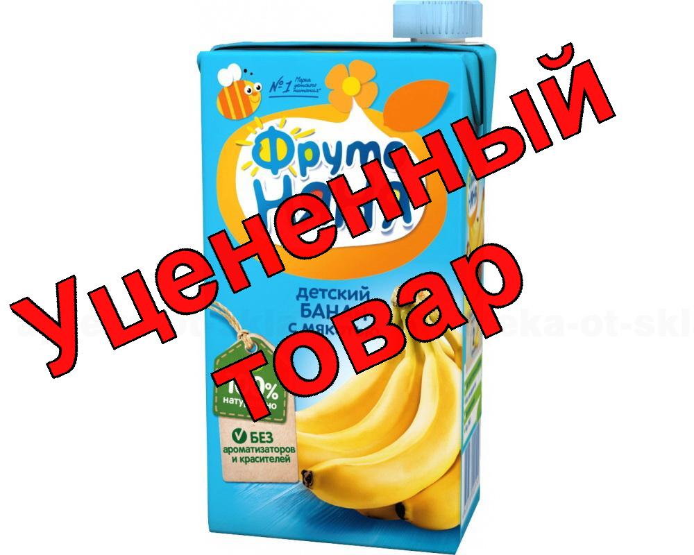 ФрутоНяня Нектар банан/ с мякотью/ с сахаром 500мл