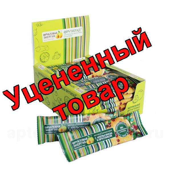 Фрутилад батончик абрикосовый с апельсином и брусникой 30г