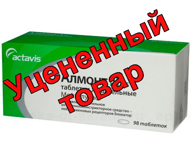 Алмонт тб жеват 4 мг N 98