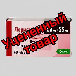 Лориста НД тб п/о плен 100мг/25мг N 60