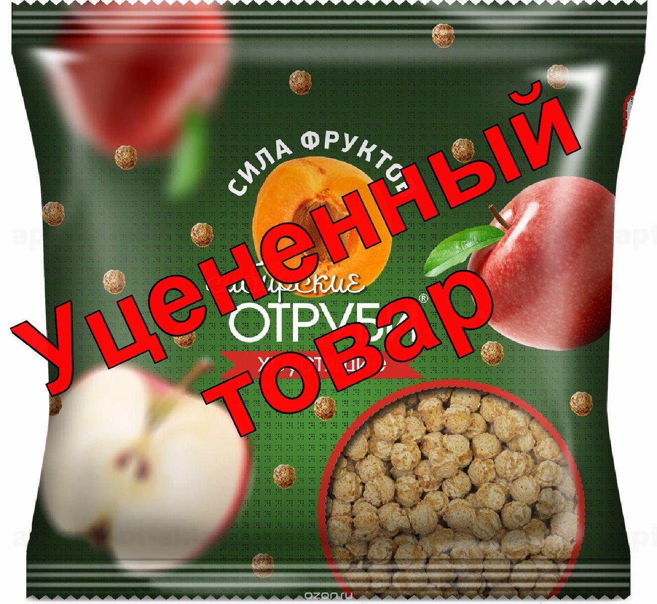 Отруби сибирские хрустящие сила фруктов 100г