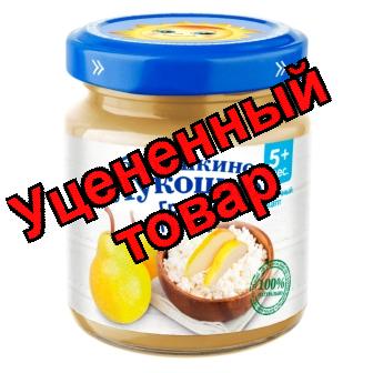 Бабушкино лукошко Пюре груша/творог 100г