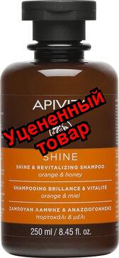 Апивита шампунь блеск и жизненная сила апельсин/мед фл 250мл N 1