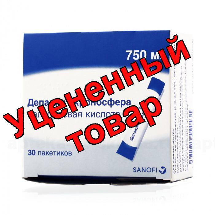 Депакин хроносфера гранулы пролонг действ 750 мг пакет N 30