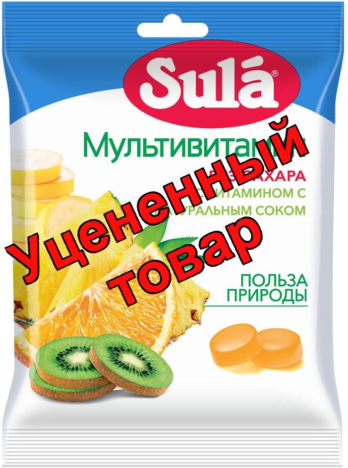 Sula леденцы без сахара мульти 60 г