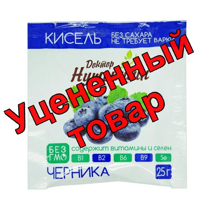 Кисель Доктор Нутришин черника  б/сах 25г N 1