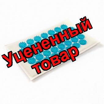 Аппликатор тибетский на мягкой подложке синий (острые иглы) 12х22см