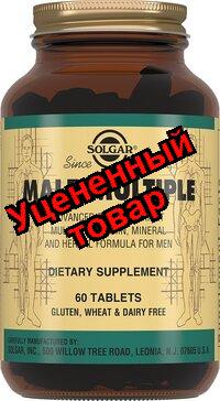 Солгар мультивитаминный и минеральный комплекс таб для мужчин  N 60