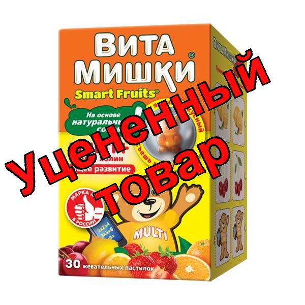 Вита мишки мульти+ жеват пастилки Общее развитие N 30