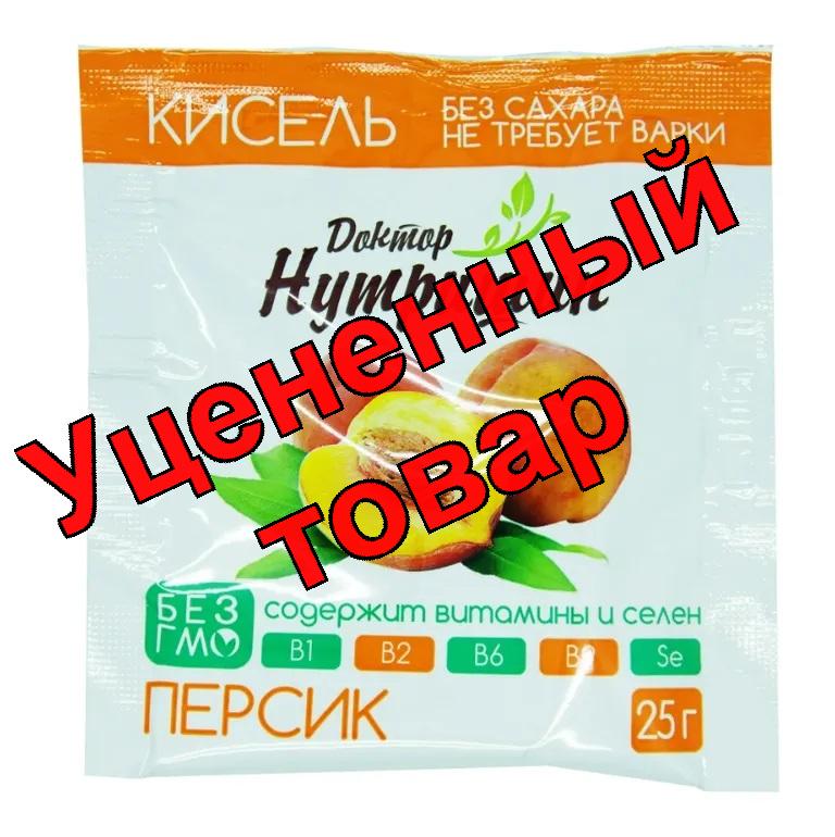 Кисель Доктор Нутришин персик б/сах 25г N 1