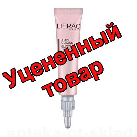 Lierac диоптифатиг гель-крем 15мл тонизирующий/коррекция усталости для глаз