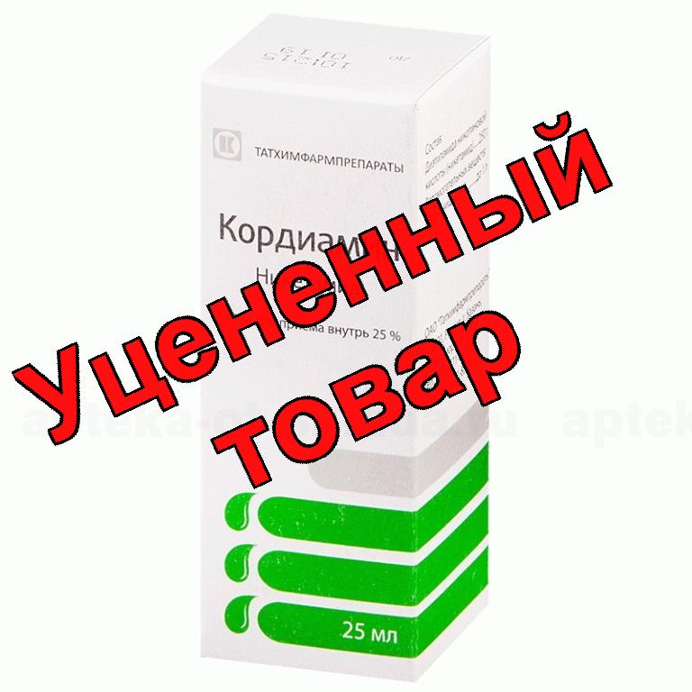 Кордиамин капли для внутр прим 250мг/мл фл 25мл