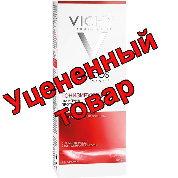 Vichy деркос шампунь тонизирующий против выпадения волос 200мл