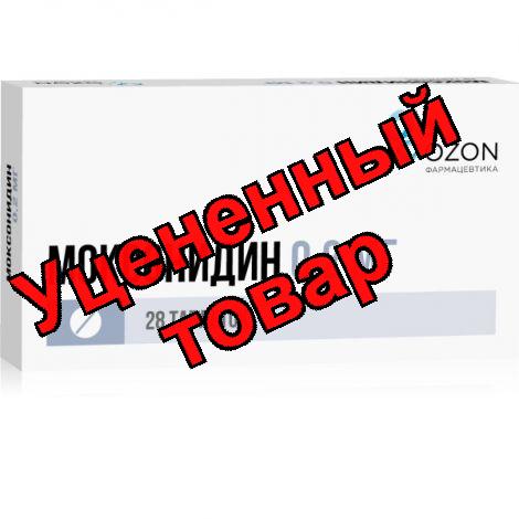 Моксонидин тб п/о плен 0,4 мг N 28