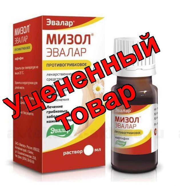 Мизол Эвалар р-р для наруж прим 1% 20мл фл