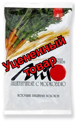 Отруби пшеничные хрустящие с морковью 200г