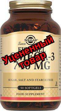 Солгар  рыбный жир Омега-3 740МГ капс N 50