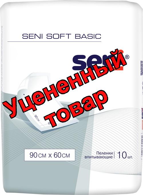 Пеленка гигиеническая Seni soft basic 60х90 N 10