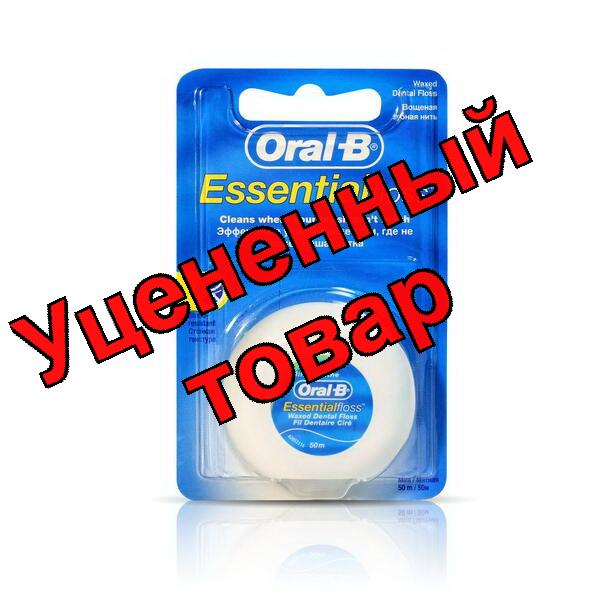 Зубная нить Oral-B Essential floss мятн вощ 50м N 1