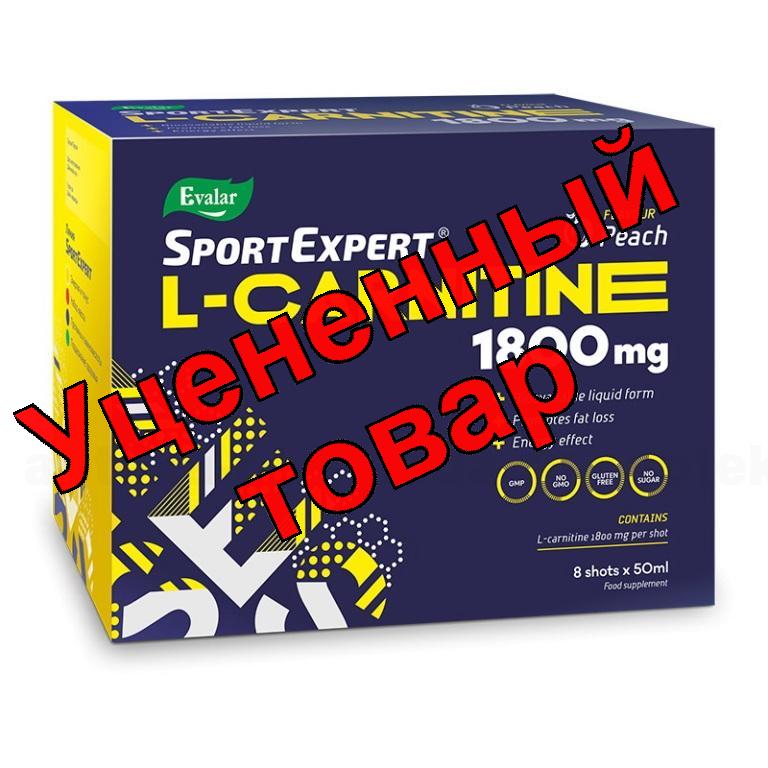 СпортЭксперт L- карнитин 1800 мг со вкучом персика фл 50 мл N 8