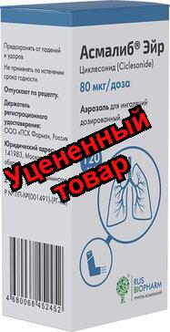 Асмалиб Эйр аэрозоль д/инг дозир  80мкг/доза 120доз N 1