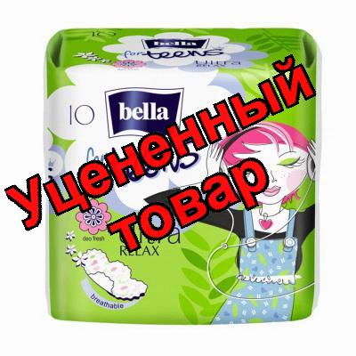 Прокладки Белла фор тинс ультра релакс с экстрактом зеленого чая N 10